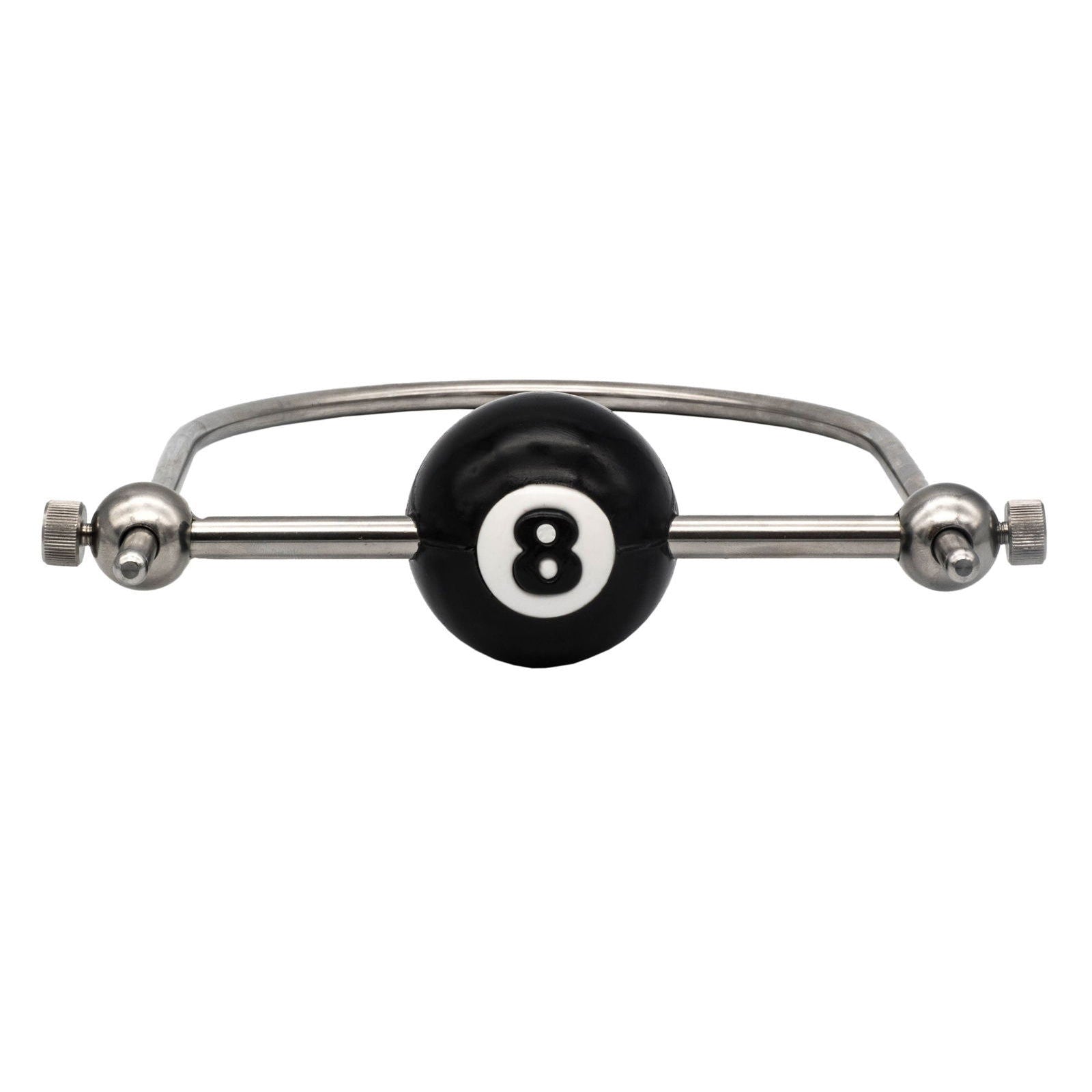 Billard Ball Gag with Steel Bar - silencilicone