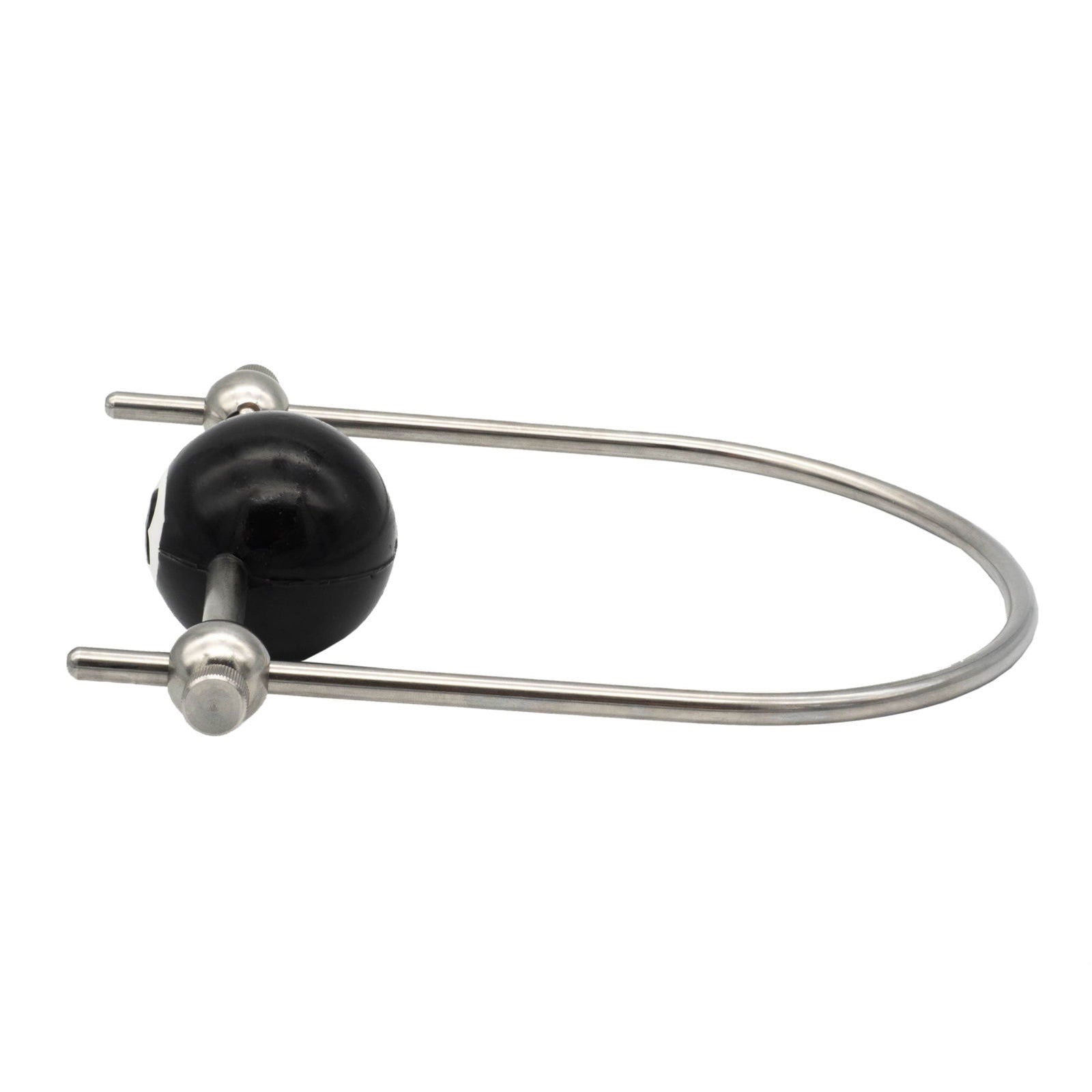Billard Ball Gag with Steel Bar - silencilicone
