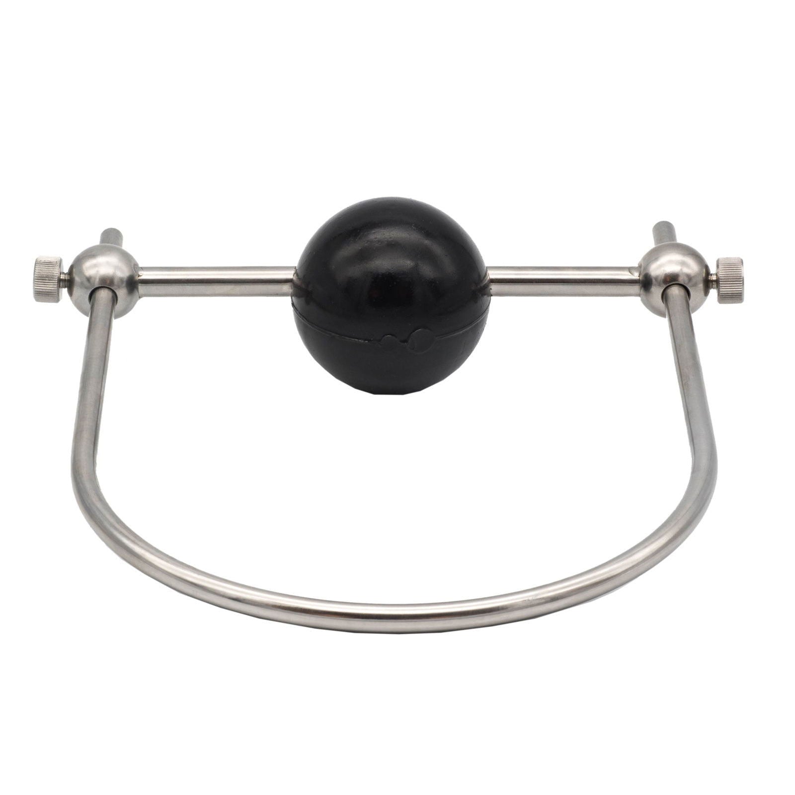 Billard Ball Gag with Steel Bar - silencilicone