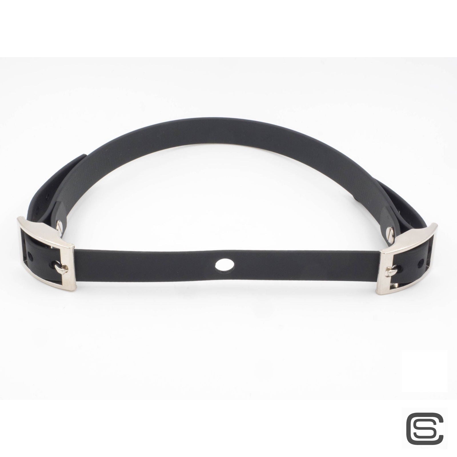 Riemen symetrisch mit zwei Schliesen und Atemloch - silencilicone