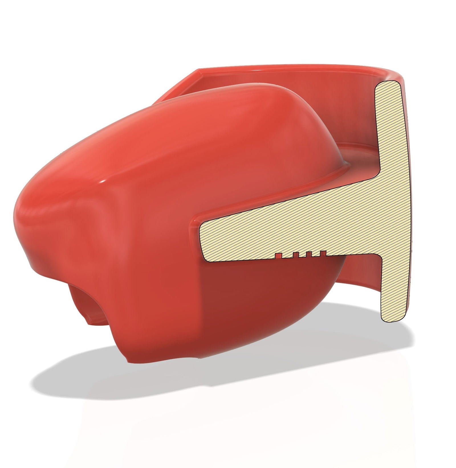 The Big One V1.4 - Silikon Zungenknebel - Blau - silencilicone