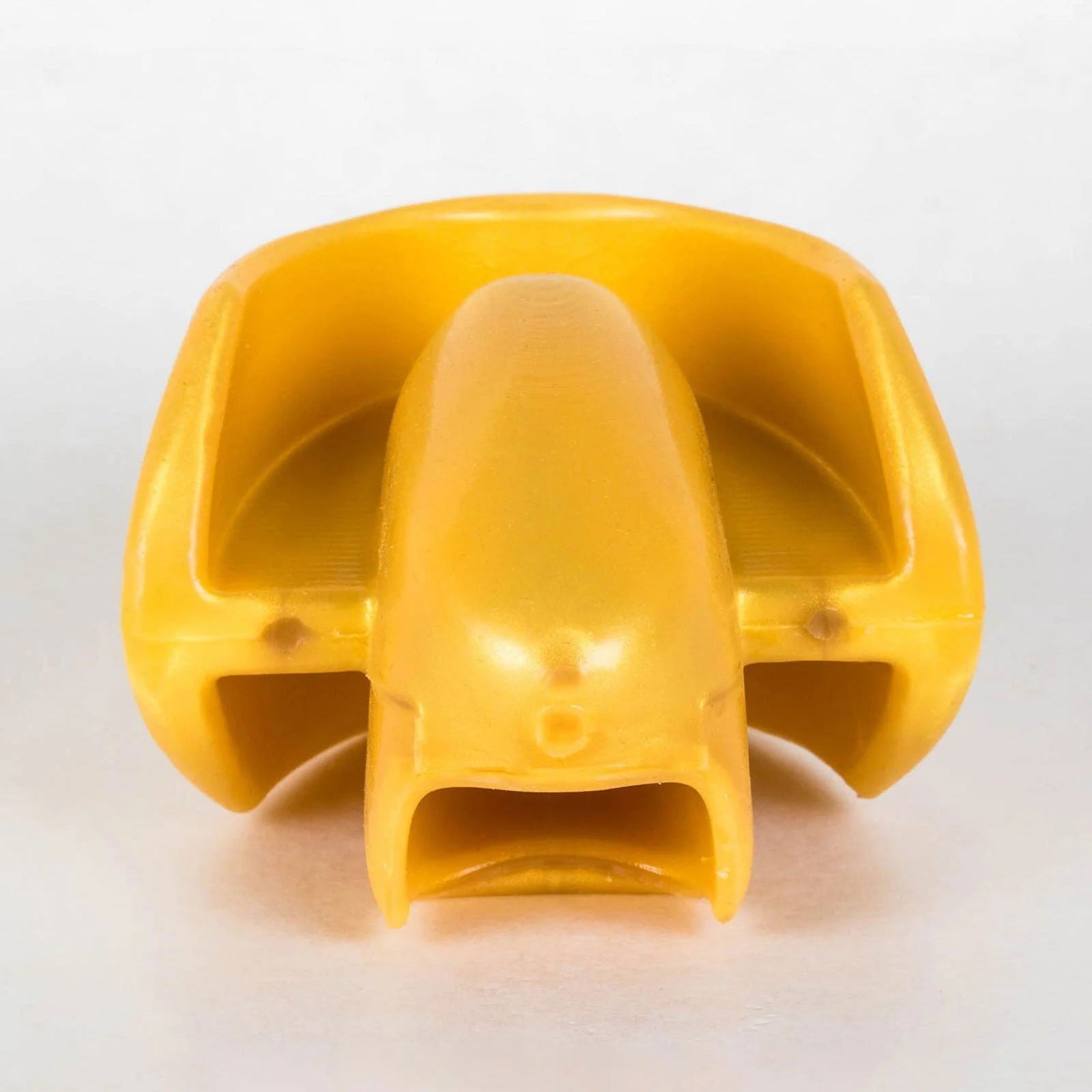 The Big One V1.4 - Silikon Zungenknebel - Gold - silencilicone