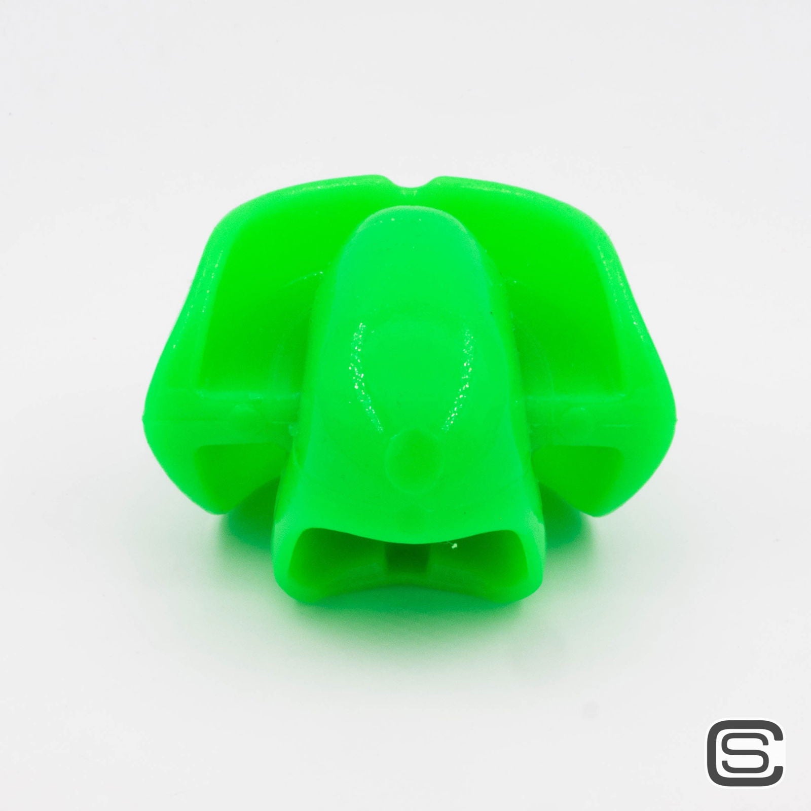 The Big One V1.4 - Silikon Zungenknebel - Neon Grün - silencilicone