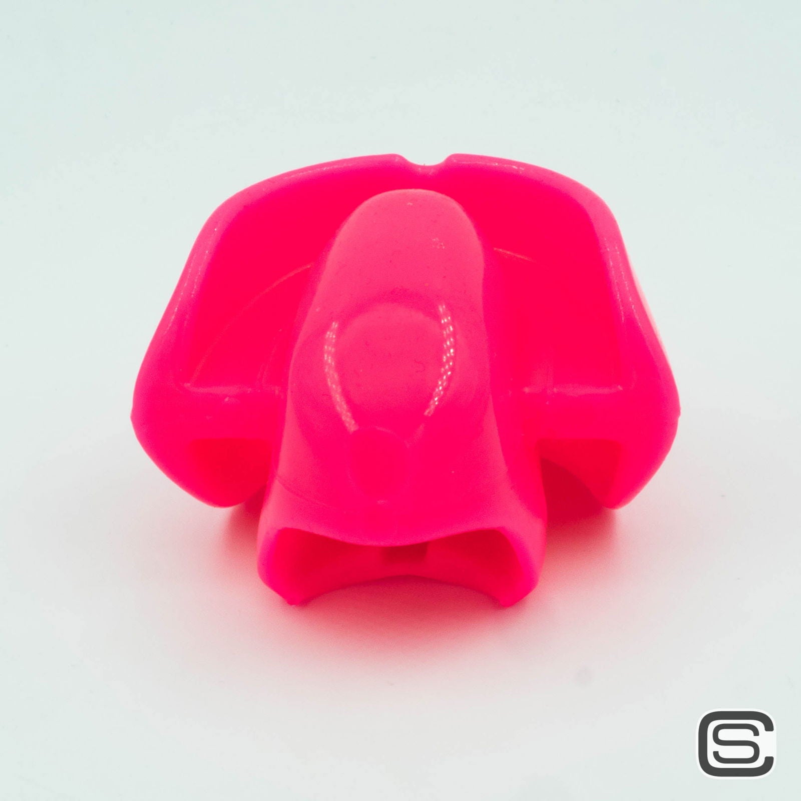 The Big One V1.4 - Silikon Zungenknebel - Neon Pink - silencilicone