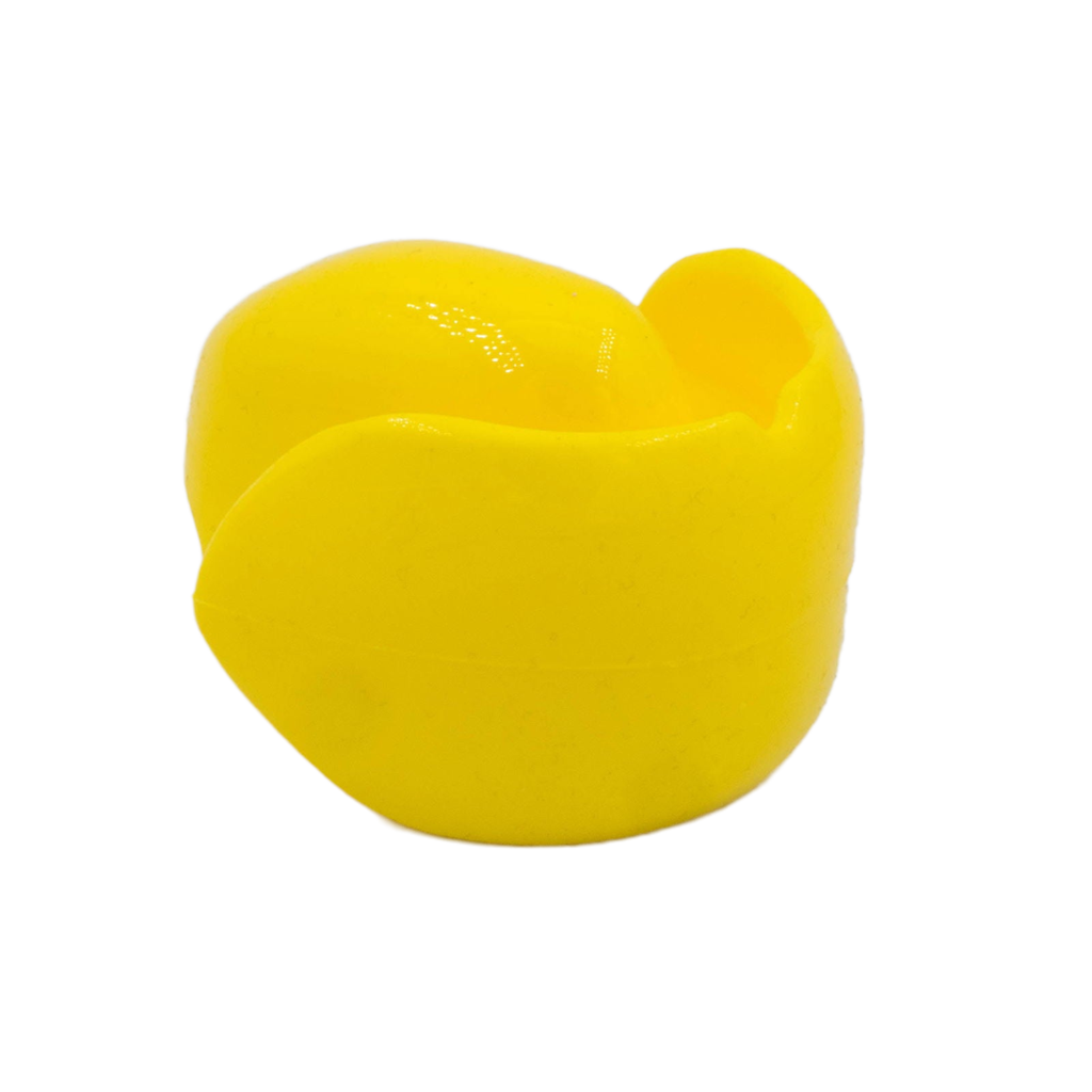The Big One - Silikon Zungenknebel - Gelb