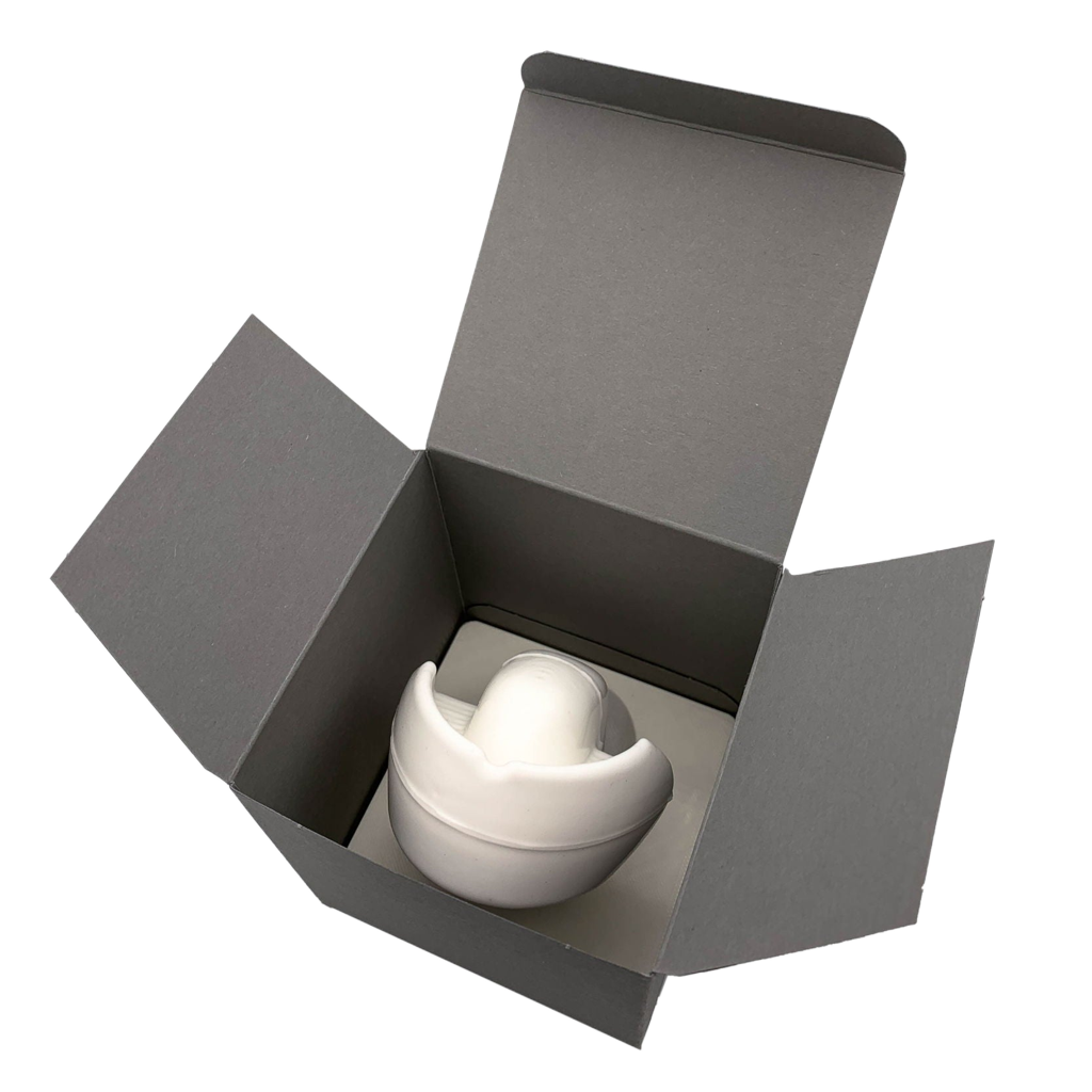 The Big One - Silikon Zungenknebel - Weiß