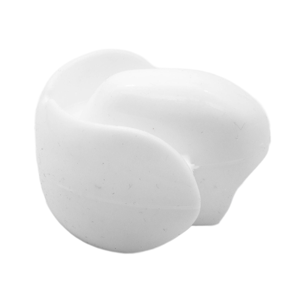 The Big One - Silikon Zungenknebel - Weiß