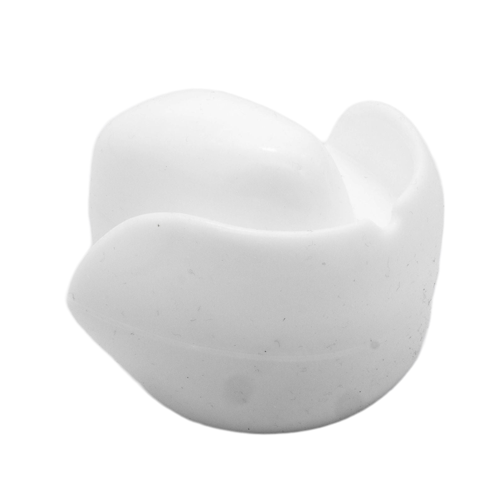 The Big One - Silikon Zungenknebel - Weiß