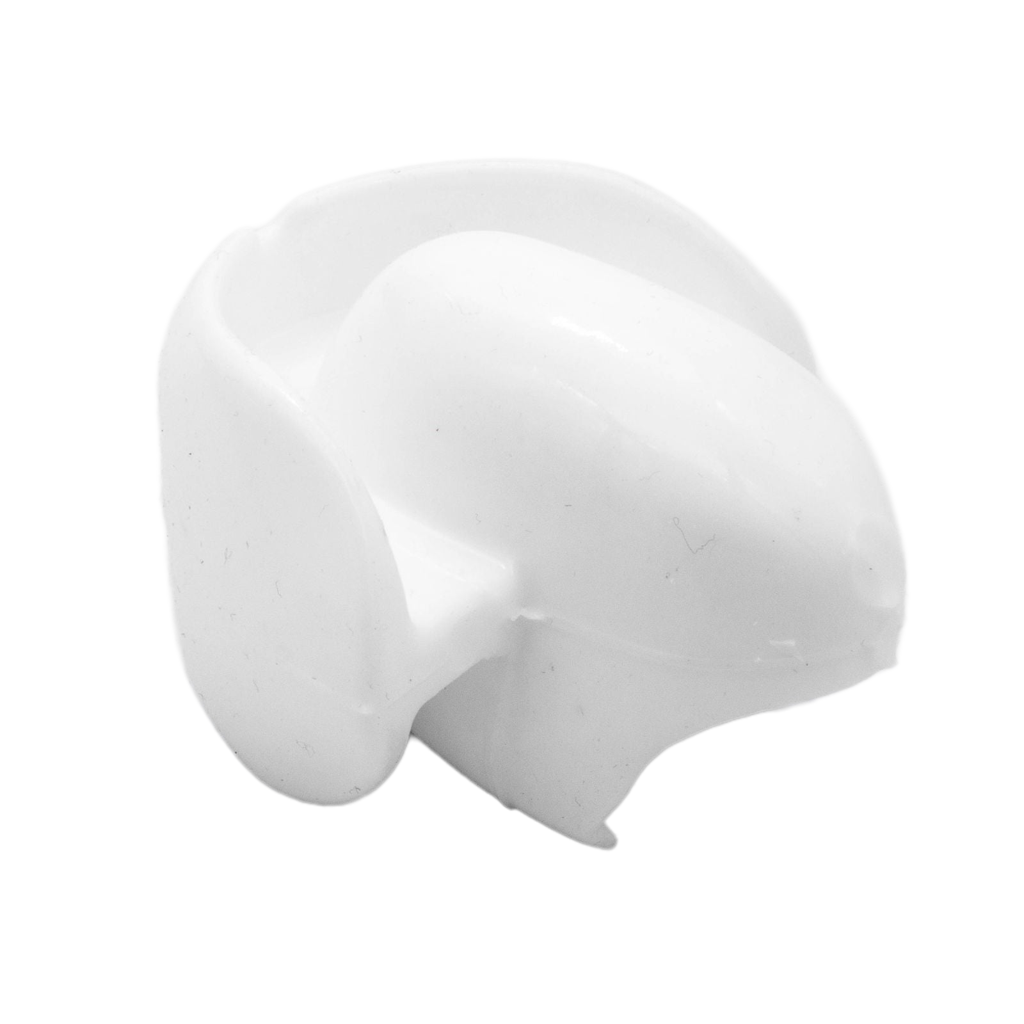 The Big One - Silikon Zungenknebel - Weiß